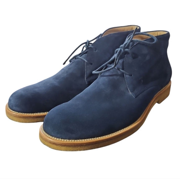 Tod's Blue Chukka Boots - Picture 2 of 8
